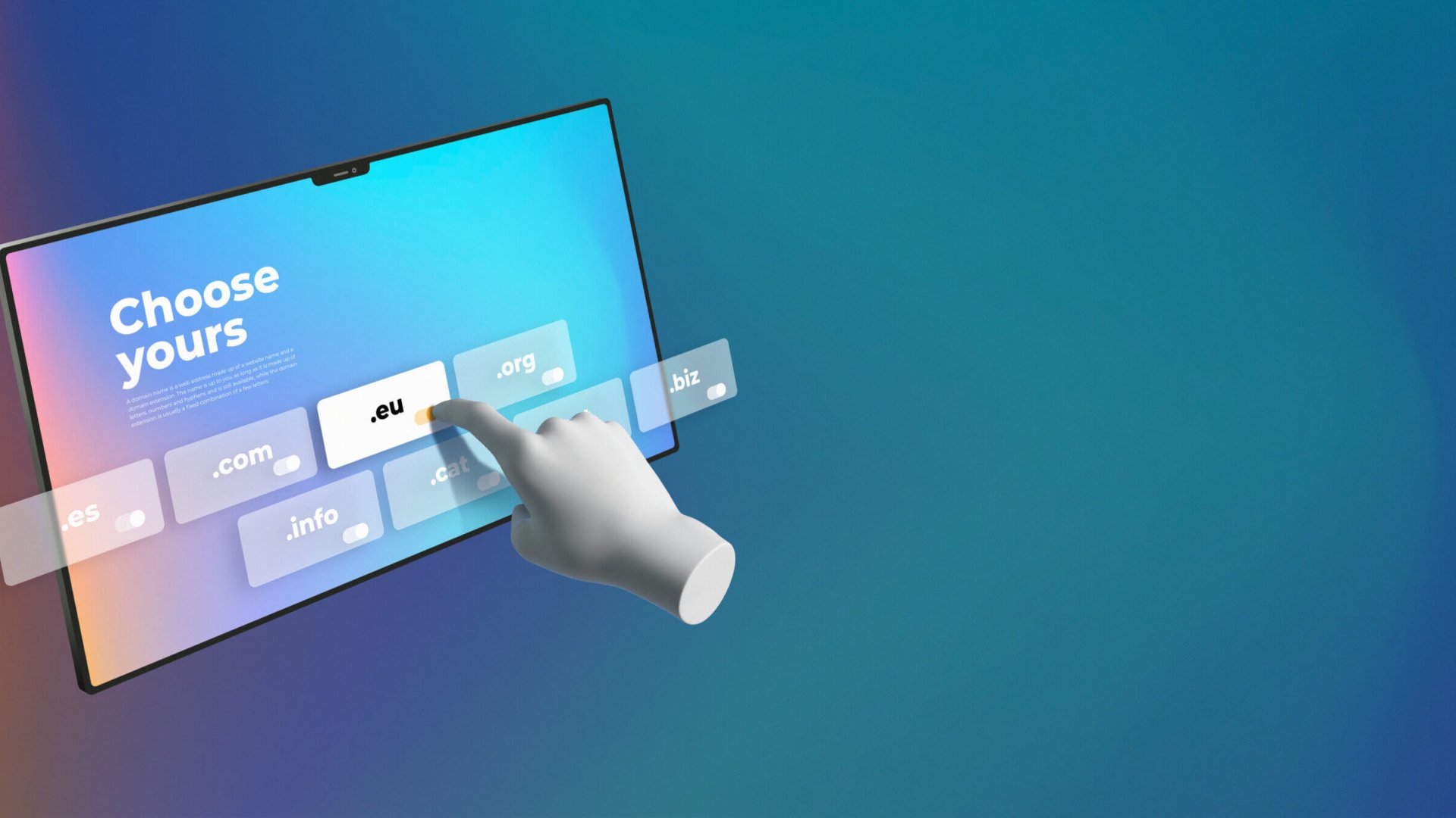 3d-rendering-website-hosting-concept